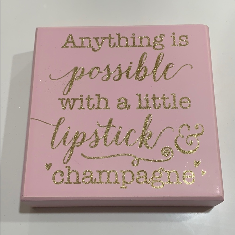 Pink framed artwork